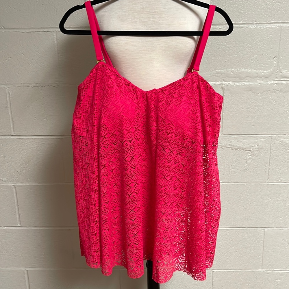 Swimsuits For All Hot Pink Swim Cover-Up